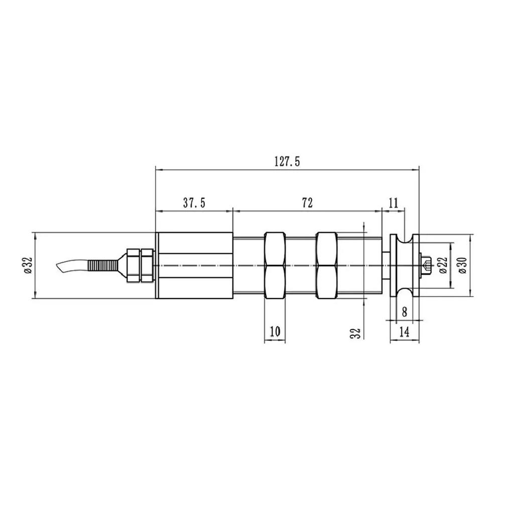 Tension Force Sensor High Precision Single Axis Load Cell for Crane Textile and Steel Cable