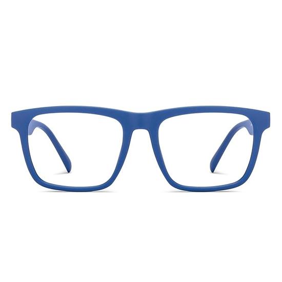 LENSKART BLU | Компьютерные очки Zero Power Blue Cut | Блокируют вредные лучи | Характеристики защиты от УФ-излучения | Для мужчин и женщин | Средний | LB E16218