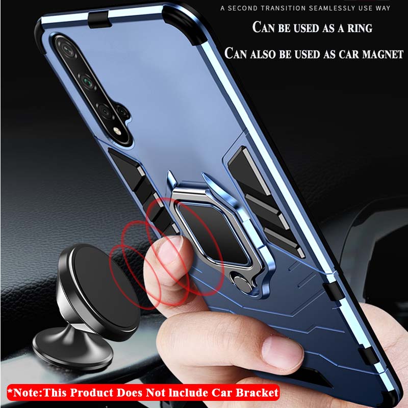 Чехол-кольцо Armor для Huawei P50 Pro Honor 20 7A 7C 10i 20i 10 10X Lite 9X Global Play 6X 8A 8S 8X V10 V20 V30 Чехол для телефона Coque