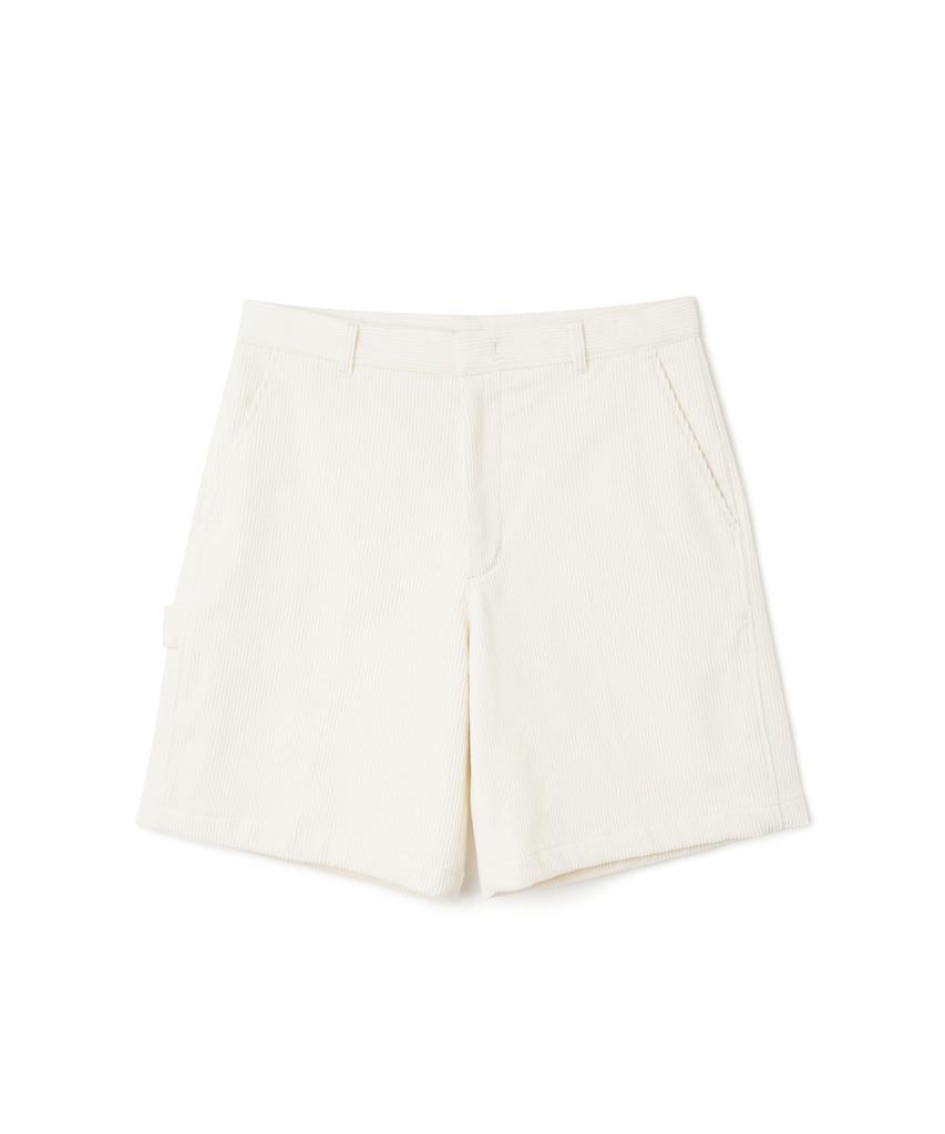 NOCLE Hank Half Pants Corduroy Off White