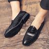 Wedding Italian Dress Footwear Leather Business Red Office Casual Mens Formal Designer Black Loafers Flats Oxfords Shoes for Men
