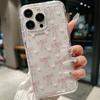 Девчачий розовый бант совместимый с iPhone 14, чехол для iPhone 15 Pro Max корейский стиль, 11 прозрачный, 17 противоударный, 16 мягкий, 13