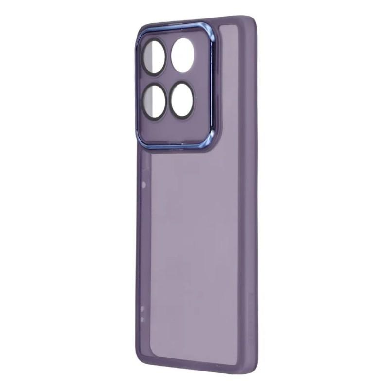 Для Motorola Edge 60 Fusion 5G Чехол из ТПУ серии WANLONFENG DKSM с гальванизированной рамкой и задней крышкой из закаленного стекла