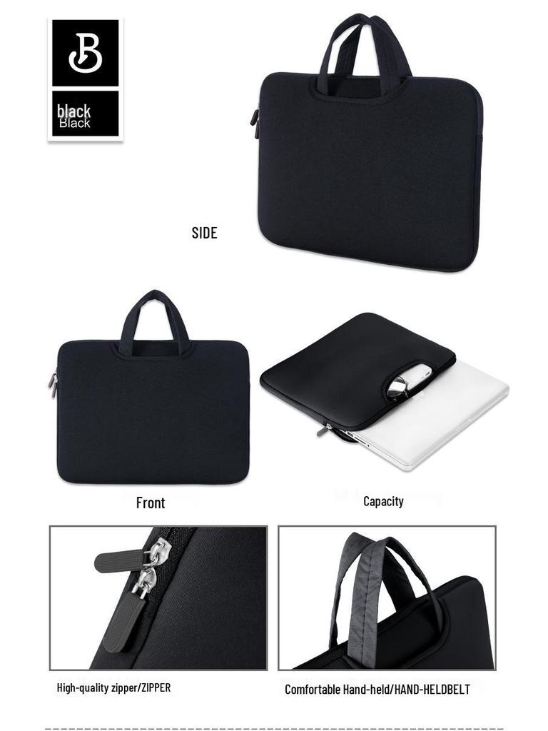 Drop-Proof Foam Laptop & Tablet Bag, 13-16 Inch, Fashionable and Protective.