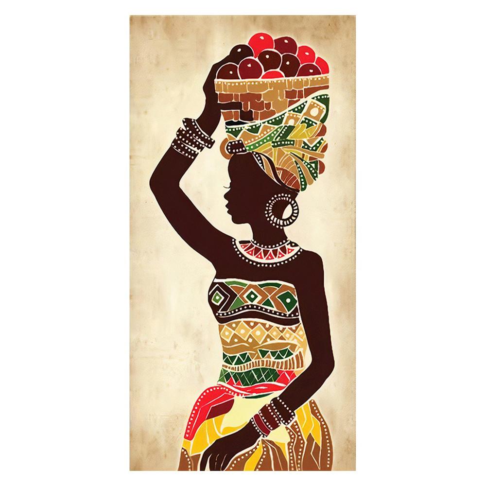 Африканская Чернокожая Женщина Холст Живопись Винтажное Настенное Искусство Отпечатки Фигур Для Гостиной Дома Комнаты Настенные Декоративные Картины