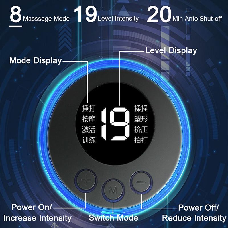 Electric EMS Foot Massager Pad Portable Foldable Massage Mat Muscle Stimulation Improve Blood Circulation Relief Pain Relax Feet