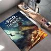 "Ковер с тематикой War Thunder" Нескользящий ковер, подходит для гостиной и спальни, диванов.
