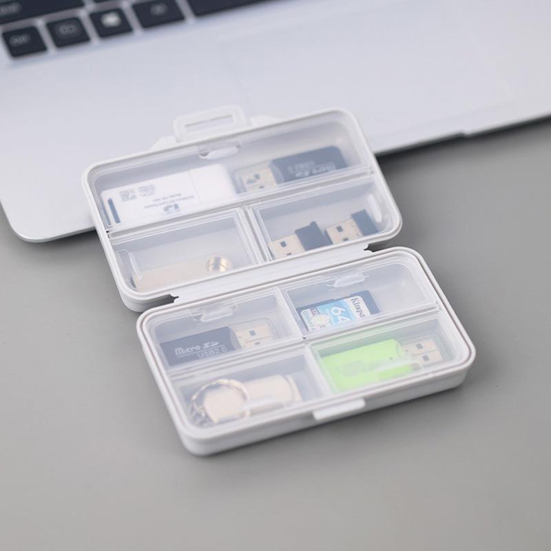 Органайзер-коробка для хранения USB-аксессуаров Портативный складной легкий чехол для кабелей телефона, зарядных устройств, наушников, офиса, повседневного использования