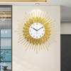 Металлические Большие Настенные Часы Роскошные Креативные Настенные Часы Декоративные Подвесные Часы для Ресторанов Аксессуары для Декора Гостиных