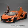 1:24 Модель игрушки Lambo Revuelto Countach Литая машина Открывающиеся двери Звук Свет Инерционная Миниатюрные машины Модное украшение Коллекция
