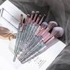 10Pcs Makeup Brushes Set Foundation Powder Blush Eye Shadow Lip Cosmetic Colorful for Make Up Tools
