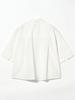 B:MING LIFE STORE by BEAMS Women's Short Sleeve Cropped Shirt (Sizes S-M) White Medium