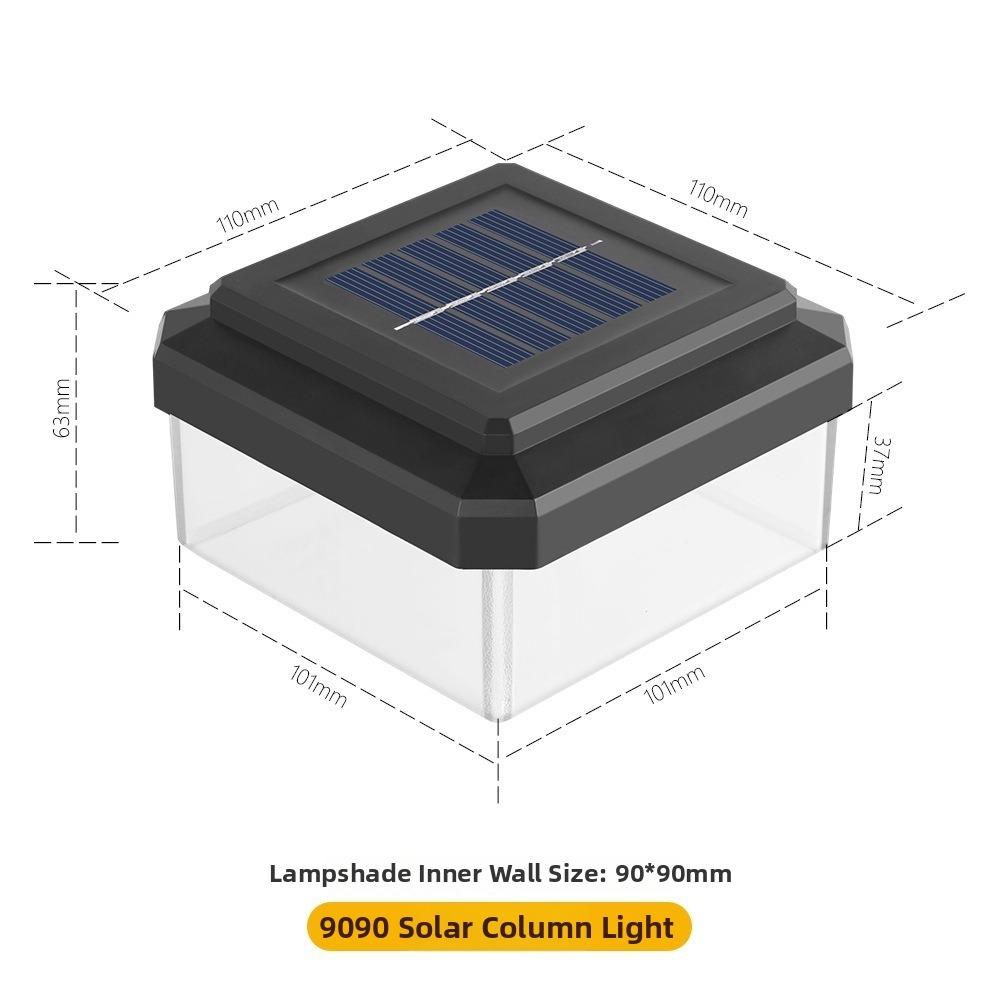 IP65 Waterproof Solar LED Post Cap Light LED Light Deck Lighting New Garden Lighting