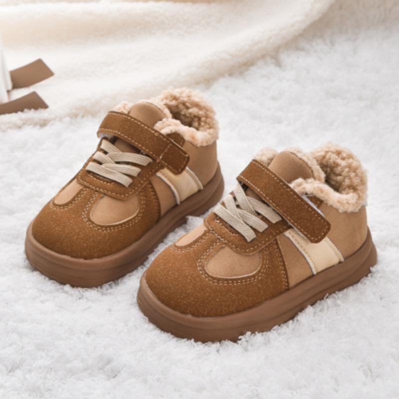 Водонепроницаемые зимние теплые ботинки, спортивная обувь, детские хлопковые ботинки 22-31