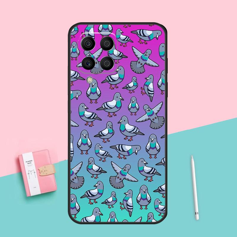 Голуби Птица Птицы Стая Животное Чехол для Телефона Для Samsung Galaxy M53 M33 M23 M13 M12 M22 M32 M52 M20 M14 M54 M11 M21 M31 M51