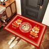 Dragon New Year Floor Mat Bedroom Bathroom Entrance Door Door Foot Mat Household Entryway Dirt Cartoon Door Mat Carpet