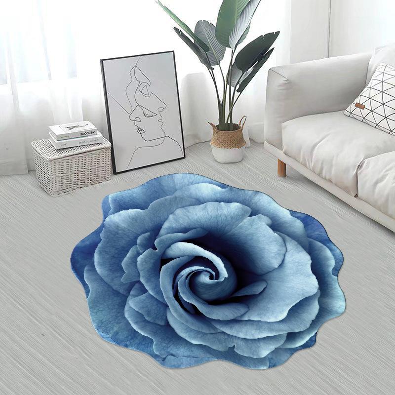 Нерегулярный цветочный ковер напольный коврик для дома гостиная ковер для спальни туалетный столик прикроватная тумбочка полный ковриков