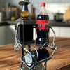 Metal Wine Bottle Holder Saucy Figure Drink Holder Bar Tabletop Wine Rack for Decorative Display Wine Enthusiasts Gift