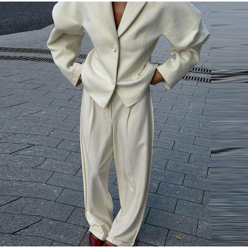 Летний женский блейзер с лацканами, на одной пуговице, короткий пиджак, повседневный, с длинными рукавами, приталенный, тонкий пиджак