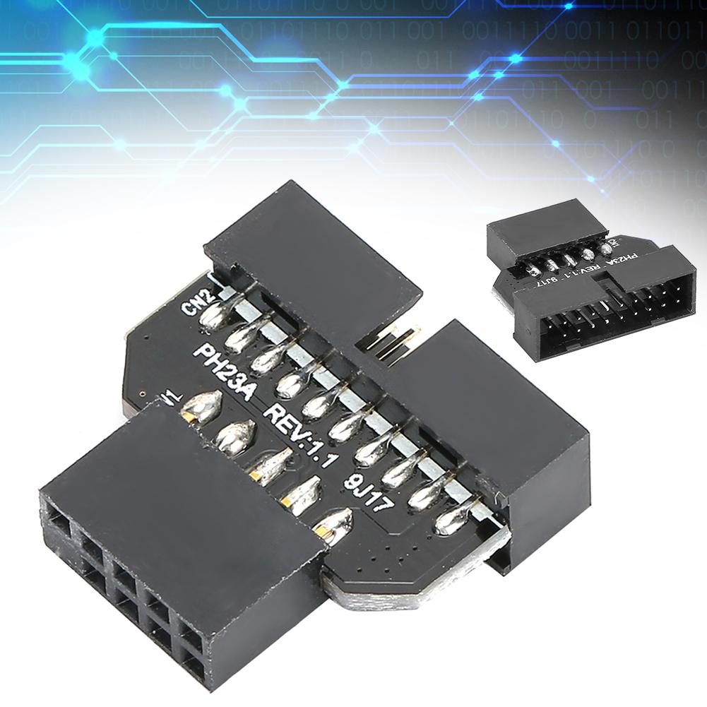 Материнская плата PH23A USB 2.0 9Pin к USB 3.0 19P Адаптер-разъем(PH23A )