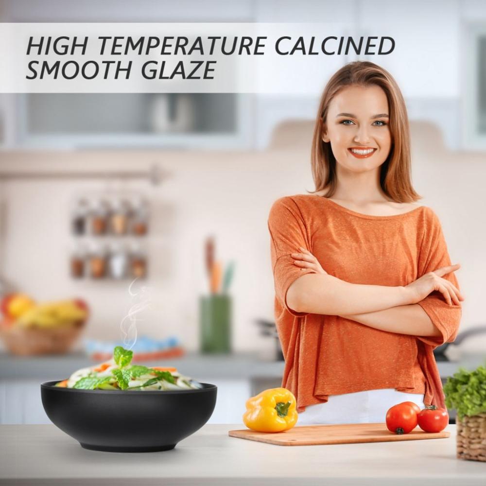 Тусклая полировка Домашний имитация фарфора Контейнер для еды Посуда Кухонные принадлежности Пиала для рамена Пиалы