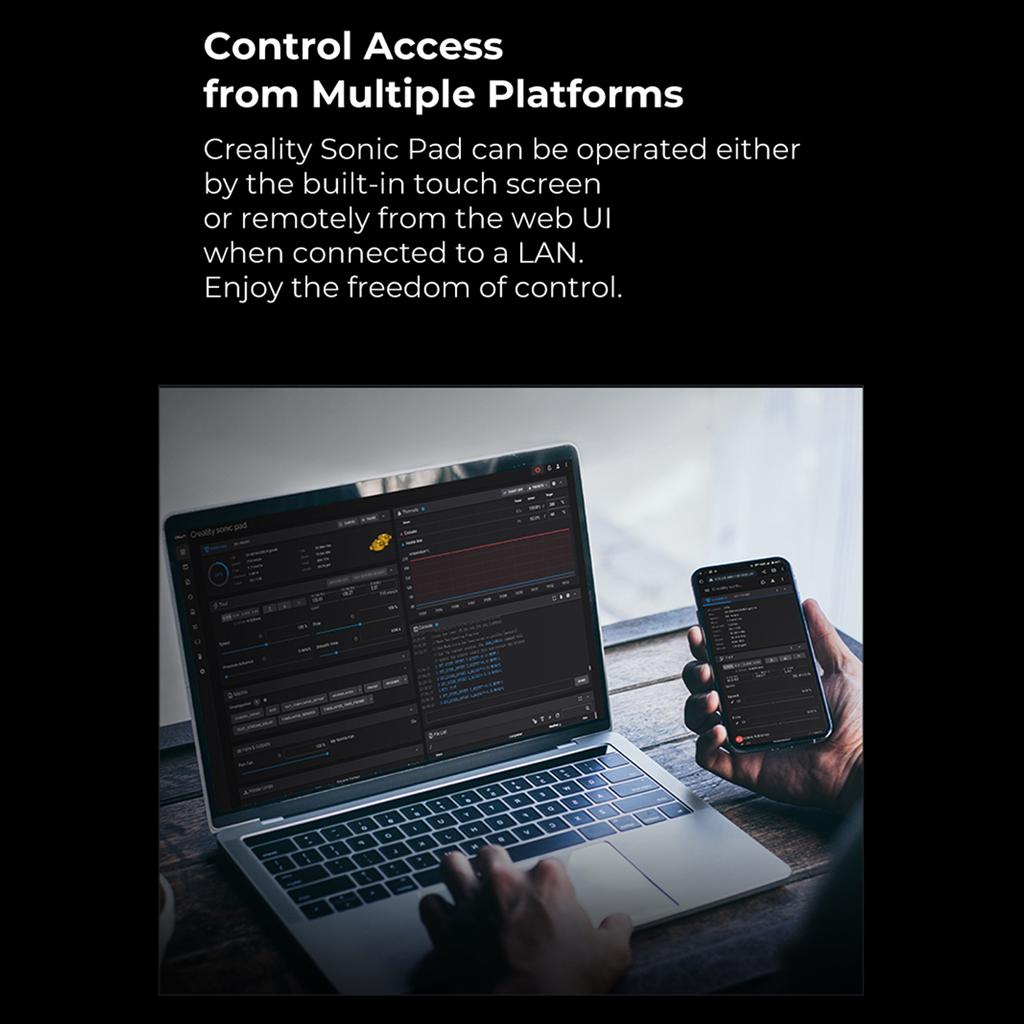 Creality 3D Sonic Pad для 3D-принтера FDM с несколькими интерфейсами Сенсорный экран 7 дюймов ОЗУ 2 ГБ ПЗУ 8 ГБ