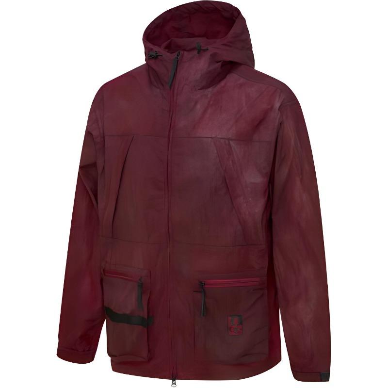 Timberland Куртка с капюшоном из нейлона рипстоп Af Dwr, унисекс, темно-красная A668U-637