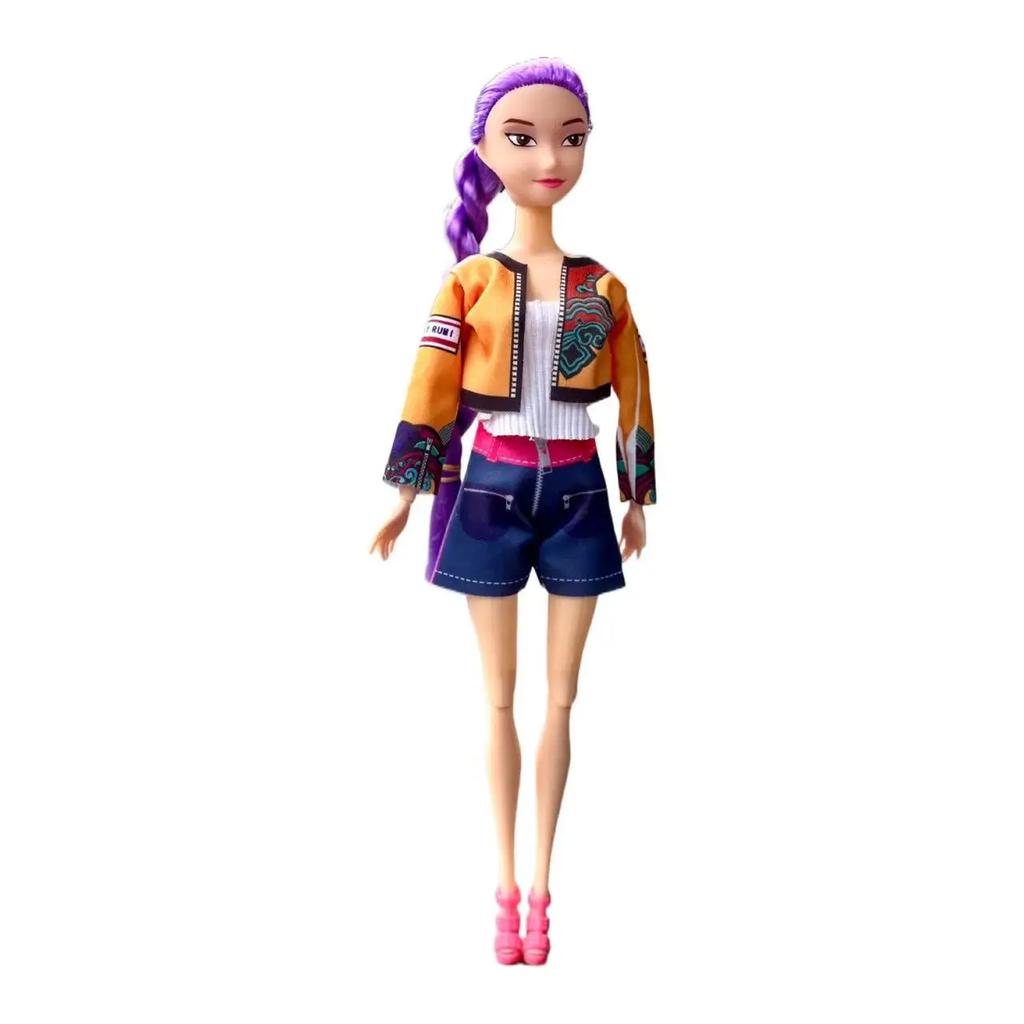 30cm KPOP Demon Hunters Anime Kpop Girl Group Cartoon Rumi Zoey Mira Action Figures Vinyl Figurines Model Dolls Girls Xmas Gift