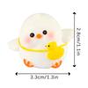 Мультяшный маленький толстый цыпленок Мини-украшение Фигурка животного Микропейзаж Кукольный домик Миниатюрная игрушечная машинка Орнамент