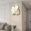 New Watch Wall Clock, Living Room Wall Watch, Decorative Clock, Home Creative Clock, Wall Hanging, Simple Cream Style