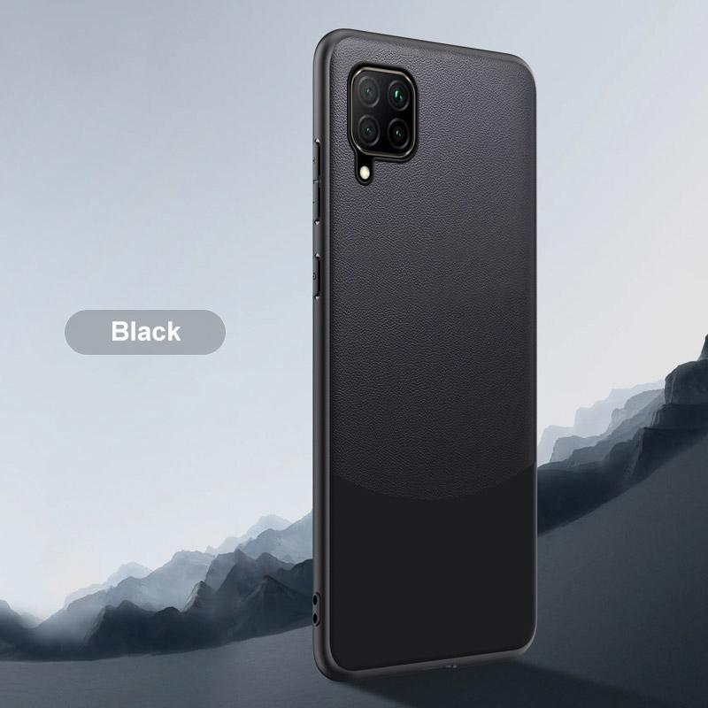 Роскошный чехол из искусственной ПУ кожи для Huawei Nova 7i P40 Lite Задняя крышка Матовая силиконовая защита Чехол для телефона для Huawei Nova 6 SE Nova7 i