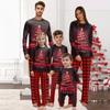 Комплект из топа и брюк с рождественскими принтами для всей семьи Одинаковые комплекты для всей семьи