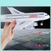Самолет A380 на радиоуправлении со светодиодной подсветкой для любителей и энтузиастов полетов