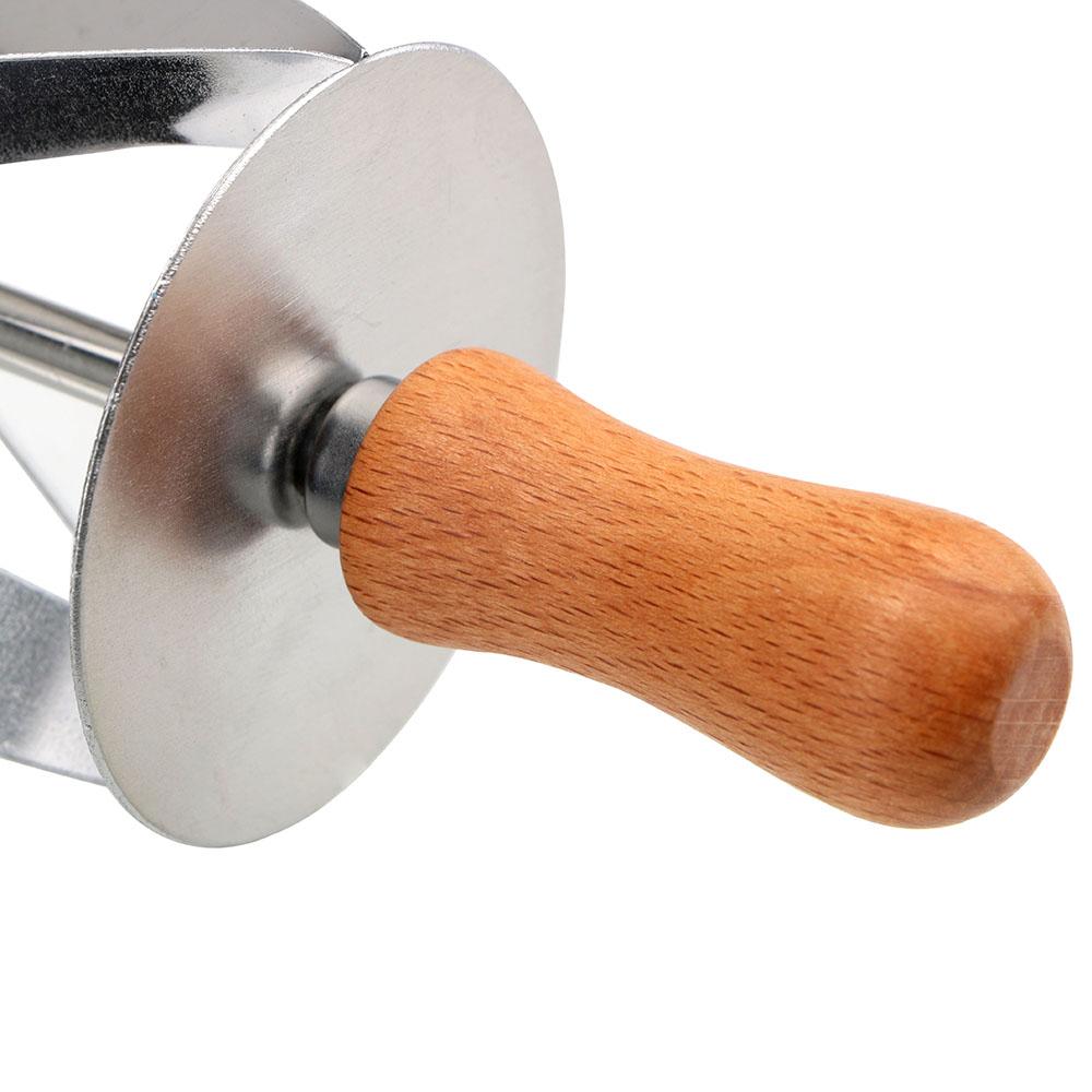 Для приготовления слоеного теста для круассанов, ролик для нарезки теста, инструмент для выпечки, нержавеющая сталь