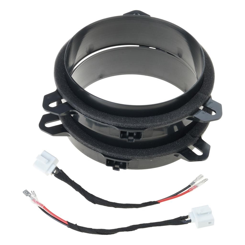 2Pcs Car Speaker Spacer Adapter 6.5 Inch Plastic Refitting Audios Anti-Slip Washer Mat Horn Gasket Spacers