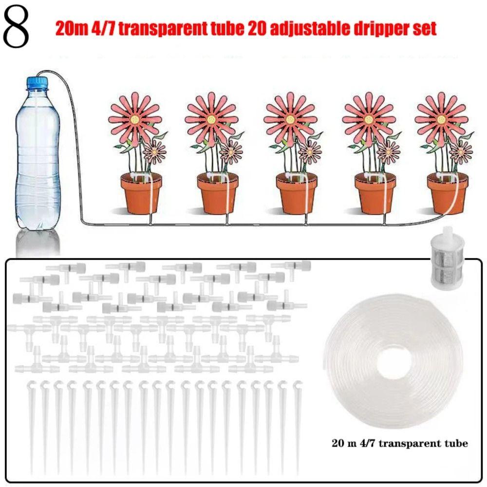 10/17/23/32/47/62/92 шт. 4/7 мм шланг для капельного полива сада цветы растения