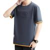 Short Sleeve T-Shirt Men's Summer New Trendy Brand Cotton Loose Half Sleeve Crew Neck T-Shirt Clothes Men's Clothing