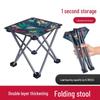 Collapsible Outdoor Chair: Portable Telescopic Stool for Camping, Fishing, Picnics, Sketching, and Street Vendors