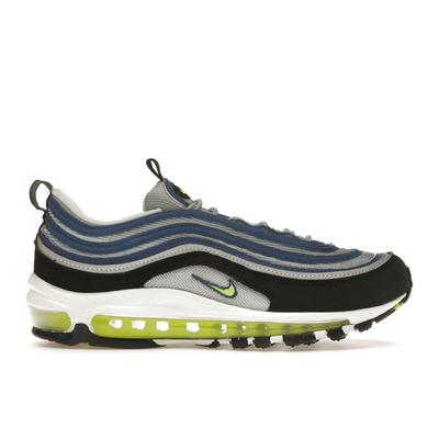 Air Max 97 OG Atlantic Blue Женские кроссовки Металлик-Серебристый Черный Напряжение-Желтый DQ9131-400
