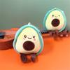 Cute Cartoon Mini Avocado Plush Doll Toy Pendant Keychains Backpack Hangings Decoration Gifts