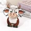 Уникальная 3D-рама для очков в виде животного Деревянная ручная резьба Стойка для очков Декоративный держатель для очков Хранение очков
