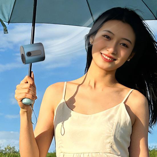 High-Speed Waist Clip Fan with USB Charging Quiet Clip-on Fan for Desk Neck Portable Personal Cooling Fan for Travel Camping Outdoor