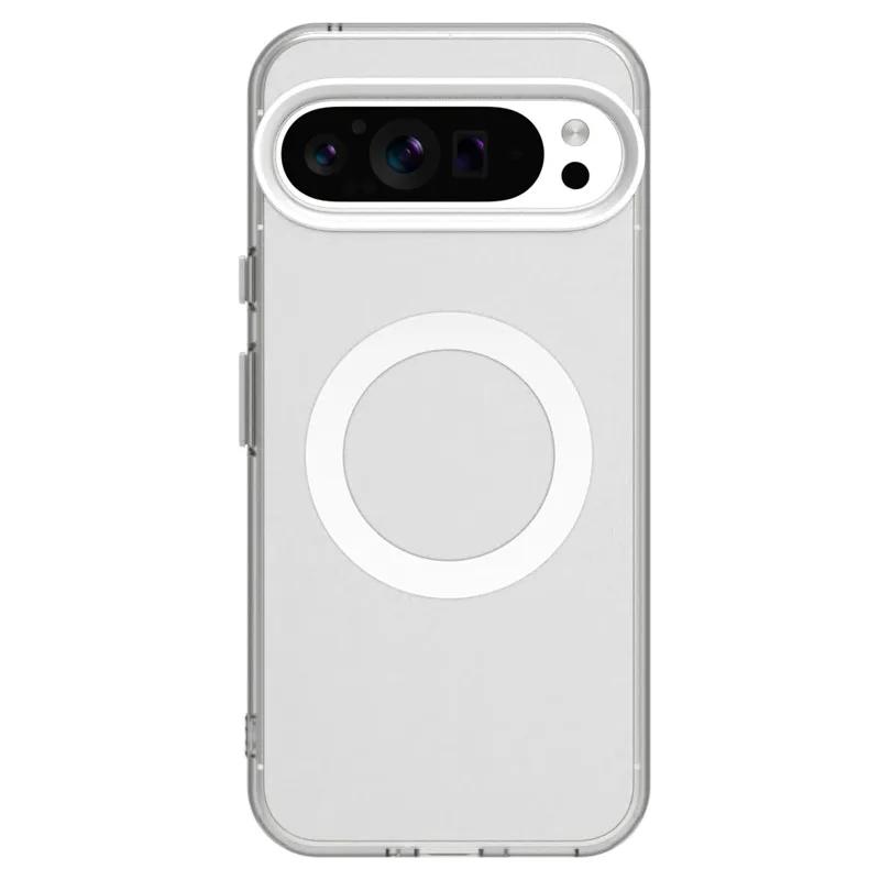 Модный Матовый Полупрозрачный Дофаминовый Чехол для Телефона Google Pixel 10 9 8 Pro XL 9A 8A Магнитная Зарядка Ударопрочный Защитный Чехол