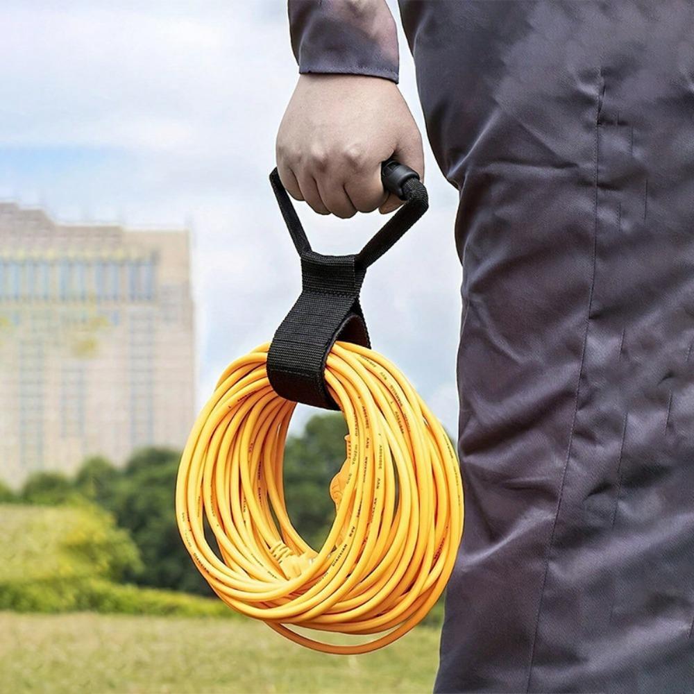 Portable Heavy-Duty Hook Storage Straps Wire Harness Device Cable Storage Storage Tape Suitable for Garden Hose Cables Storage