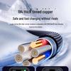 Кабель Jiletang для быстрой зарядки 60 Вт Crystal Clear Data для iPhone 16 и Apple 15