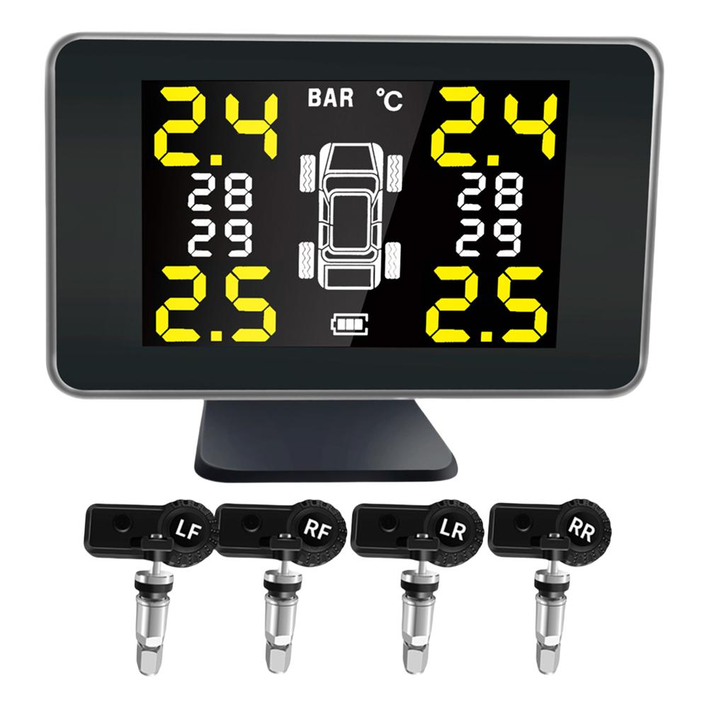 USB Tire Pressure Monitoring System Wireless TPMS Tire Pressure Monitor System for RVs Trailers Cars