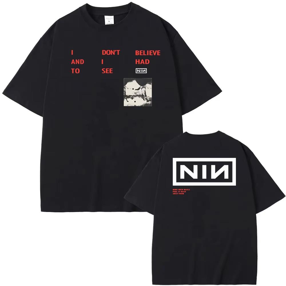 CBH LYRIC TEE Девять Дюймов Гвозди Группа Готический Высококачественная Футболка Хип-хоп Стиль Рукав Женская/Мужская Хлопковая Футболка Круглый Вырез Футболки