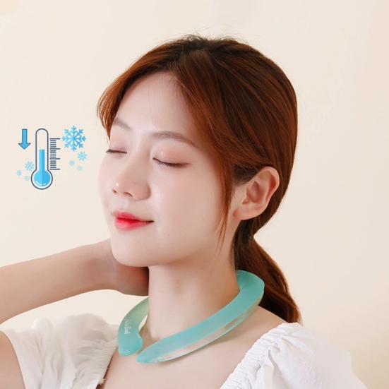 Портативный многоразовый охлаждающий бандаж для шеи, носимый охладитель для шеи, охлаждающие бандажи для шеи со льдом, мгновенный