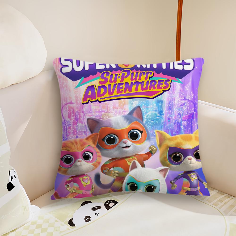 MINISO Милая мультяшная наволочка S-SuperKitties Гостиная Изголовье Спальня Офис Подушка Подушка Диван Подушка для сна