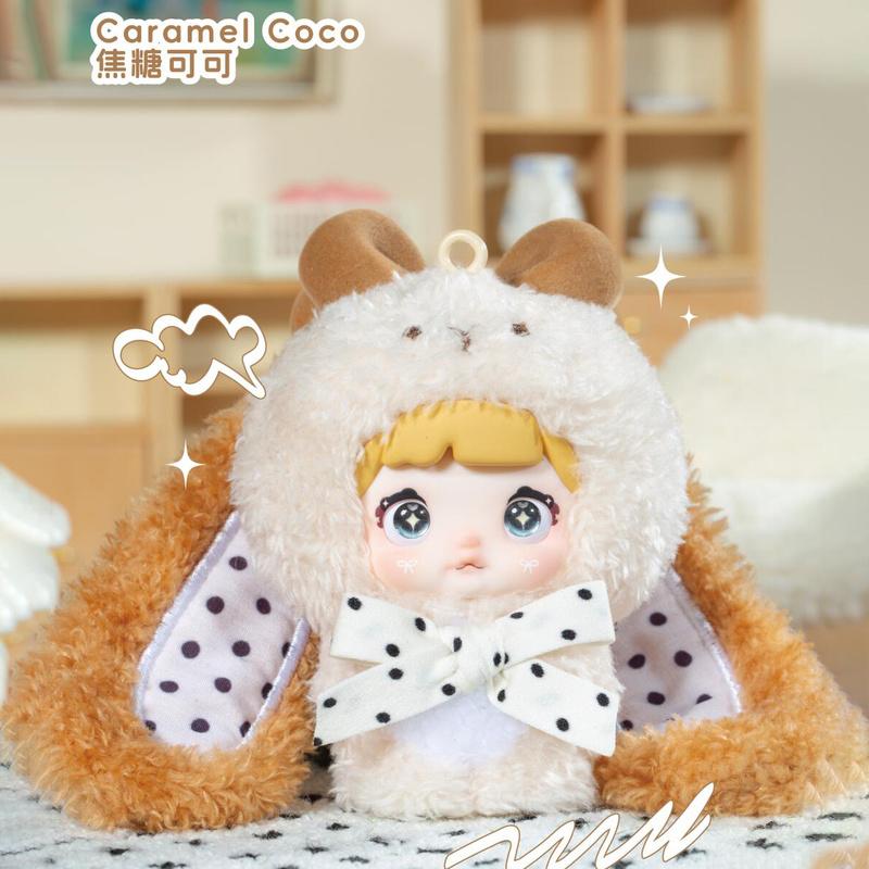 Новая 100% Оригинальная Серия 'Медовый Кролик' Nommi из Клейкого Риса Blind Box Mi Bao V2 Плюшевая Игрушка Подвеска для Сумки Девочка День Рождения Идеальный Подарок